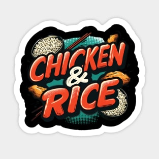 Chicken and Rice Sticker
